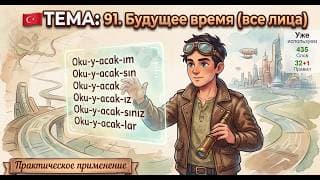 Будущее время по всем лицам | Турецкий язык легко и естественно #91